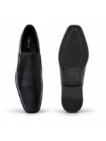TSF Premium Leather Men's Black Formal Slip-On Shoes | Office, Business & Party Wear - Image 8