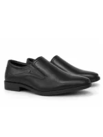 TSF Premium Leather Men's Black Formal Slip-On Shoes | Office, Business & Party Wear - Image 5