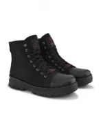 TSF Army & Police Tactical Duty Boots | High Ankle Military Boots | Rugged Black Sole | Lace-Up Security & Outdoor Boots - Image 5