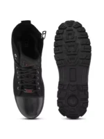 TSF Army & Police Tactical Duty Boots | High Ankle Military Boots | Rugged Black Sole | Lace-Up Security & Outdoor Boots - Image 8