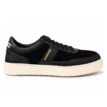 TSF Men's Premium Black Casual Sneakers with White Chunky Sole