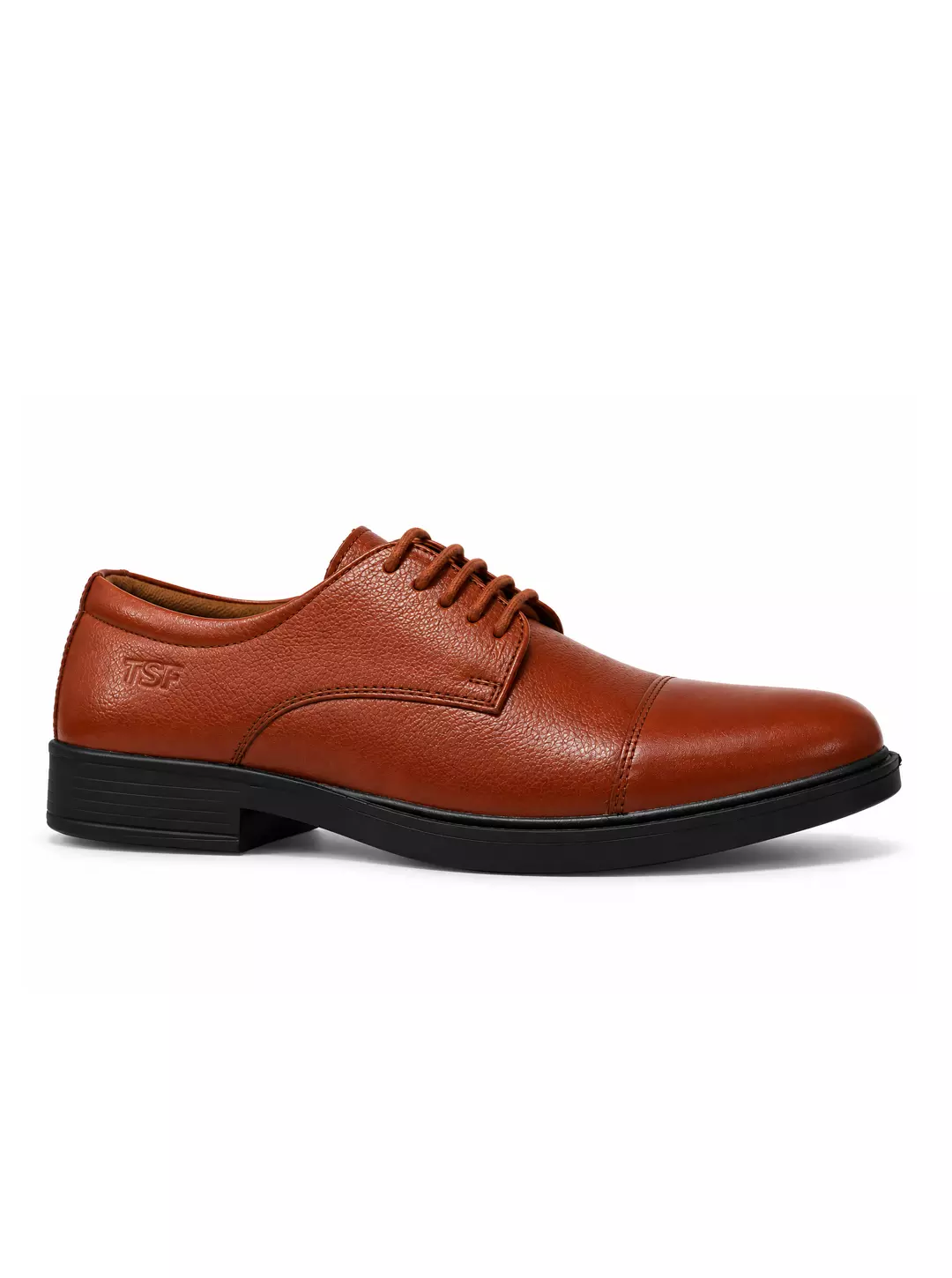P6 TSF Men's RedTan Police Formal Shoes – Professional Style & Classic Design - Image 1
